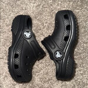 CROCS Kids Black Slip-On Sandals
